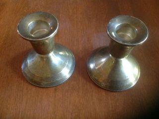 Duchin Creation Sterling Weighted Candlestick Holders