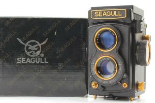 【rare Top In Box】seagull Gold Tlr 75mm F3.  5 Lens From Japan 829