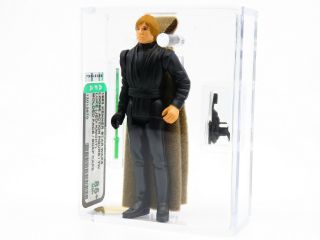Vintage Kenner Star Wars Action Figure Luke Skywalker Jedi Snap Cape Afa 85,  Nm,