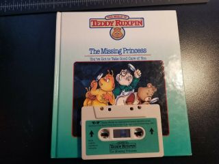 Vintage 1985 Teddy Ruxpin The Missing Princess Book And Tape
