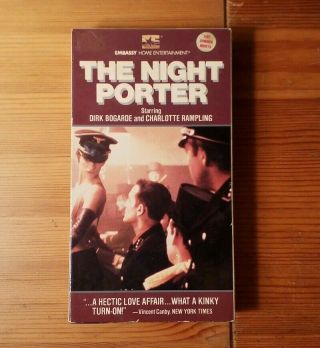 The Night Porter (1973) On Vhs Rare Oop Early Embassy Release Charlotte Rampling