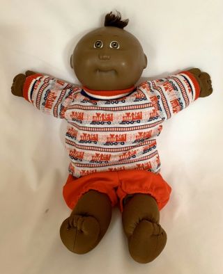 Vintage 1978 1982 Coleco African American Black Cabbage Patch Kids Doll W/ Hair