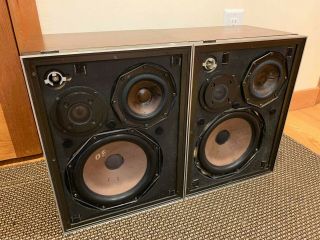Rare Vintage Philips Rh532 Stereo Speakers
