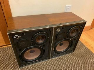 Rare Vintage Philips RH532 Stereo Speakers 2