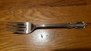 Antique Vintage Collectible Fork 6.  75 " 1847 Rogers Bros Reflection Silver Plate