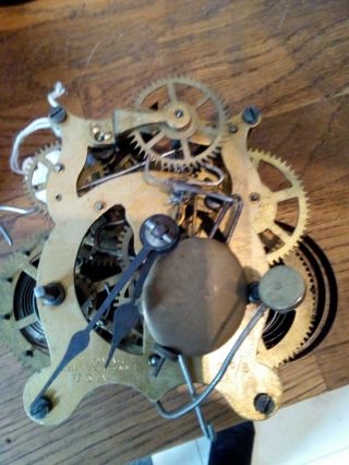 Seth Thomas Usa Antique Clock Movement (spares Only)
