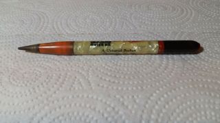 Antique " Dezol,  Hensley Oil Co. ,  Burrton,  Kansas " Oil Filled Mechanical Pencil