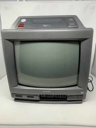 Ultra Rare Japan Limited Nintendo Famicom Sharp Sf - 1 Tv Console