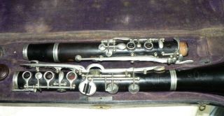 Rare Old Romeo Orsi Milano Albert System Clarinet,  Rare Extra Keys