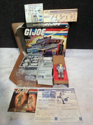 1984 Hasbro Gi Joe S.  H.  A.  R.  C.  Submersible Factory Bags