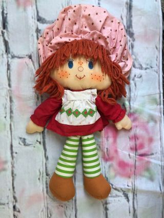 Vintage 1980 Kenner " 15 Strawberry Shortcake Rag Doll Toy Plush