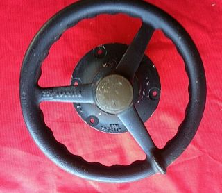 Rare Douglas Dc - 4,  6&7 Airliner Pilots Ground Steering Control Wheel - Cond