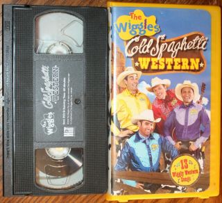 The Wiggles: Cold Spaghetti Western (vhs) Vg Cond.  Rare.  Clamshell.  13 Songs.  Nr