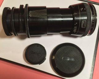 Rare Zoomar Muenchen Macro Zoomatar 90mm F/2.  8 Lens W/ Canon Mount W.  Germany