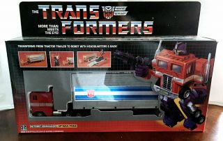 G1 1984 Optimus Prime Boxed 2 • 100 Complete • Generation One Transformer