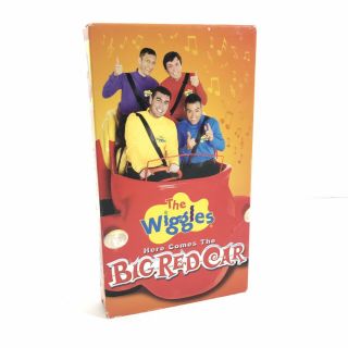 Vhs The Wiggles - Here Comes The Big Red Car 2005 Hit Entertainment Movie Rare