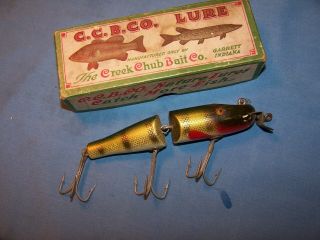 Vintage Creek Chub 4 1/2 " Jointed Pikie Lure,  No.  700 In The Box