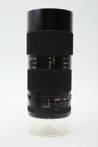 Tamron SP 70 - 150mm f2.  8 CF Tele Macro (51a) adaptall 2 SOFT Focus Lens,  VERY RARE 2