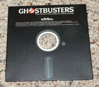 Rare Apple Ii E Computer Video Game - Ghostbusters
