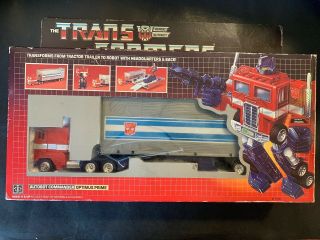 1984 Hasbro Transformers G1 Optimus Prime 100 Complete Awesome