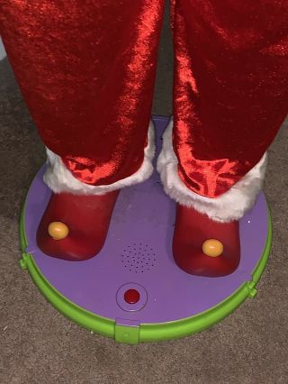 RARE GEMMY LIFE SIZE 5 FOOT ANIMATED SINGING GRINCH - - ONLY ONCE 3
