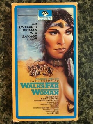 The Legend Of Walks Far Woman (1982) RARE VHS - Blackfoot,  Raquel Welch, 2