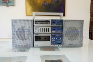 Rare Nos Vintage Pioneer Ck - 5f Boombox Ghettoblaster Metal Cassette Player Radio