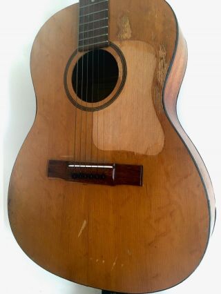 Half Price 1965 Henk Favilla F6 Acoustic Guitar Martin Gibson Quality Rare Find