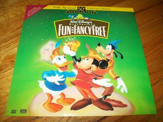 Fun And Fancy Laserdisc Ld Very Rare Walt Disney
