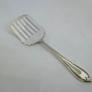 Vintage Silver Plate Sardine Fish Server Fork 7 Inches Long - Gleaming