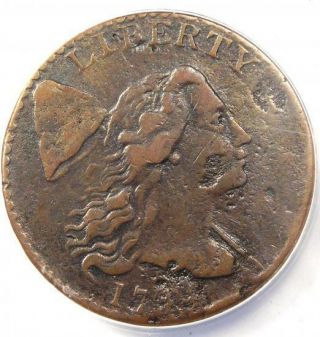 1794 Liberty Cap Large Cent 1c S - 41 - Anacs Vf20 Detail - Rare Certified Penny