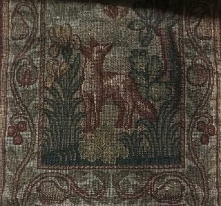 Antique/vintage Wide Arts & Crafts Tapestry Border,  Fox 167