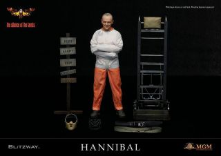 Blitzway The Silence Of Lambs 1991 Hannibal Lecter Straitjacket Ver 1/6 Figure