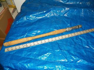 Vintage Fishing Rod Pole Wood Handle - Possibly Eagle Claw