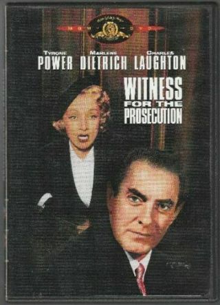 Witness For The Prosecution - Tyrone Power,  Dvd Like,  Rare Oop Region 1