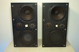 Rare B&o Bang Olufsen Beovox 5700 Stereo Speakers Rosewood Studio Monitors