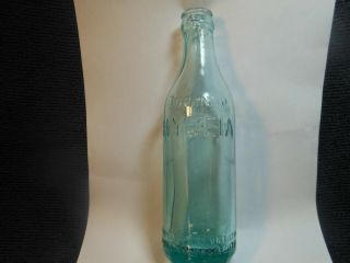 Antique Bimal Hygeia Toronto Pop Soda Bottle J.  J.  Mclaughlin Light Blue Aqua