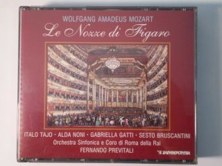 Rare Opera Cd - Wolfgang Amadeus Mozart,  La Nozze Di Figaro,  Roma 1951.  Comica
