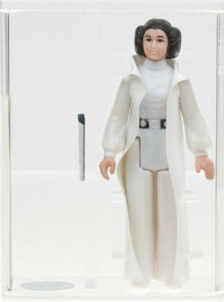 Star Wars 1977 Vintage Kenner Princess Leia Black Hair & Belt (hk) Loose Afa 85