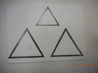Printing Letterpress Printer Block Decorative Triangles Antique Printers Cut 3