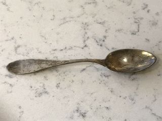 Antique Early 1800’s N.  Howard & Son American Coin Silver Monogrammed Spoon