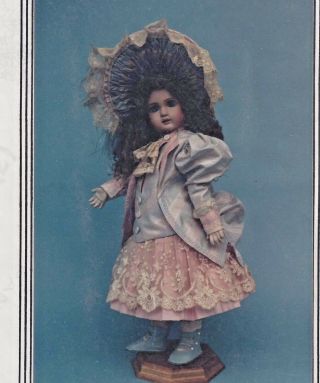 18 " Antique French Jumeau Doll Dress/jacket Vest Hat Underwear Pattern German