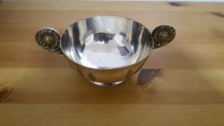 Silver Plated Scottish Quaich By Mappin And Webb - Age Unknown
