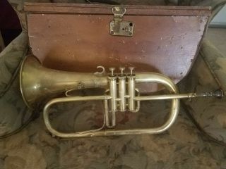 Rare French Flugelhorn By Couesnon Paris -