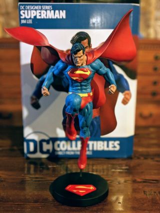Dc Collectibles Designer Series Superman Comic Statue By Jim Lee Justice League