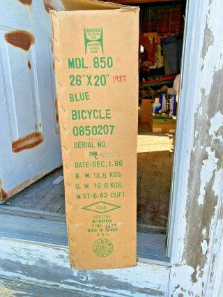 RARE Vintage Old Stock 1987 TREK 850 Antelope Mountain Bike NOS Bicycle 20 