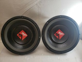 Rockford Fosgate Punch Pwr - 412 12 " Subs Old School Power Subs Subwoofers Rare
