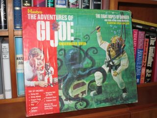 Hasbro Adventures Of Gi Joe Underwater Diver Eight 8 Ropes Of Danger W/box 1969