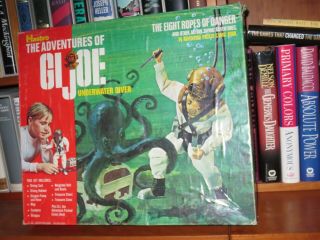 Hasbro Adventures of GI Joe Underwater Diver Eight 8 Ropes of Danger w/Box 1969 2