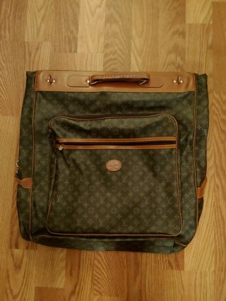Louis Vuitton Garment Bag Carry - On Luggage Lv Monogram Rare